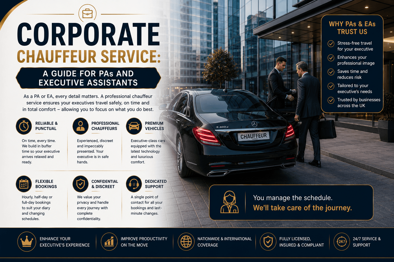 Corporate Chauffeur Service A Guide for PAs and Executive Assistants